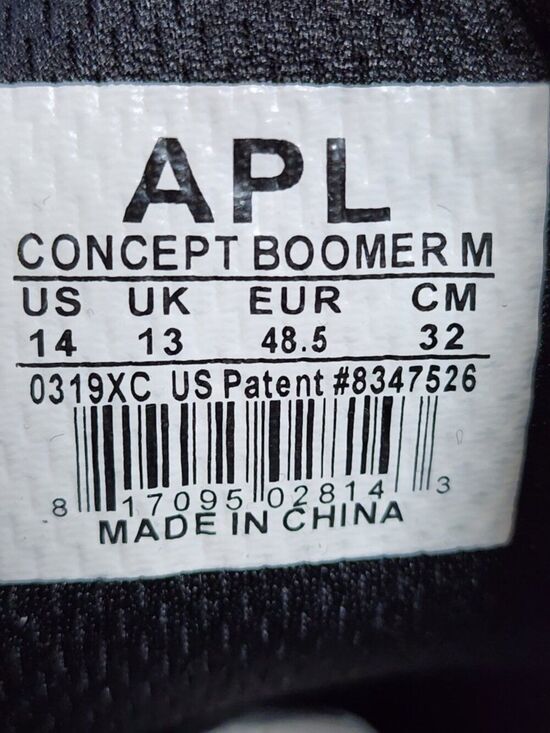 APL Concept Boomer men’s 14 black onyx high top basketball shoes